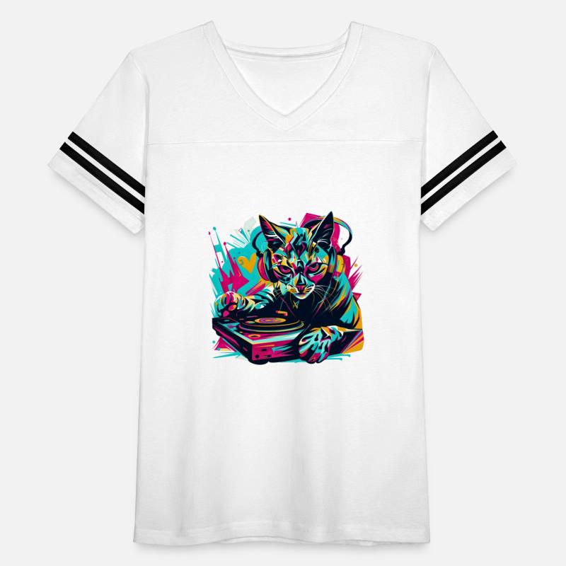 Scratch Master: Cat DJ in 80s Pop Art Explosion