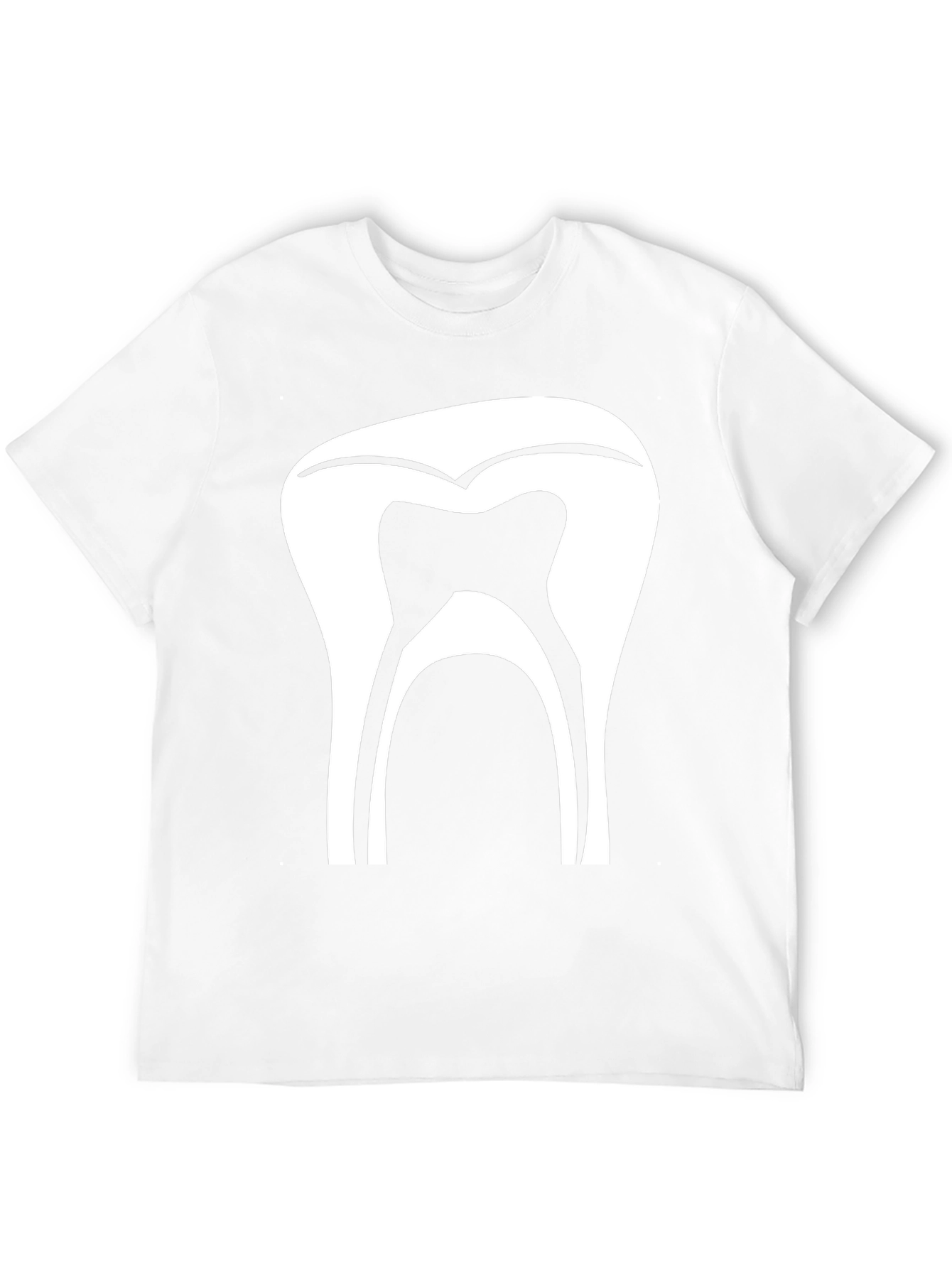 Dental Tooth Graphic Tee - Black Cotton Comfort