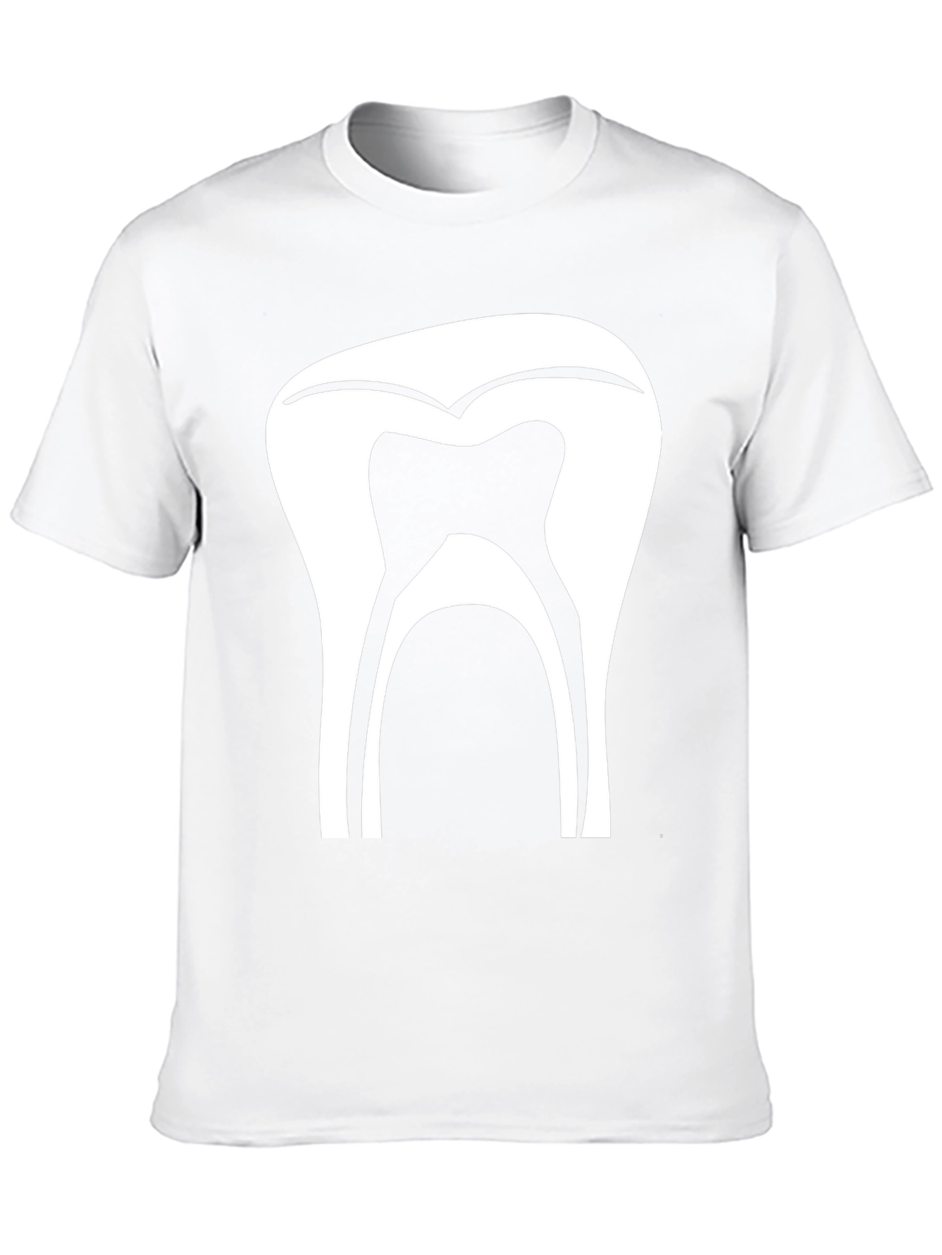 Dental Tooth Graphic Tee - Black Cotton Comfort