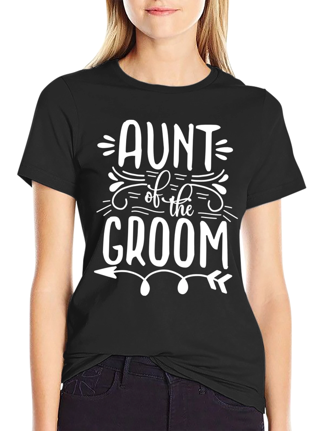 Aunt of the Groom Graphic T-Shirt