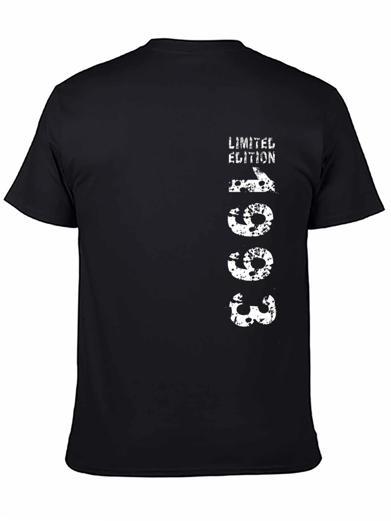 Limited Edition 1993 Graphic Tee - Black Cotton Blend
