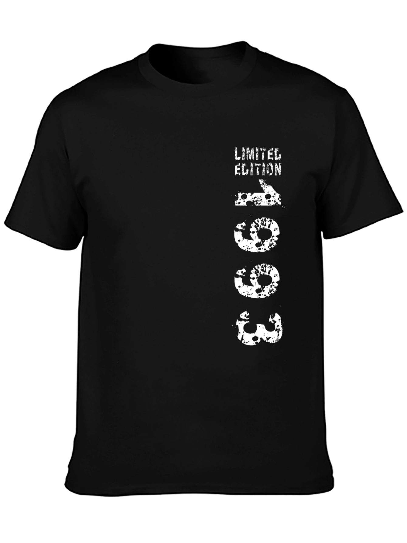 Limited Edition 1993 Graphic Tee - Black Cotton Blend