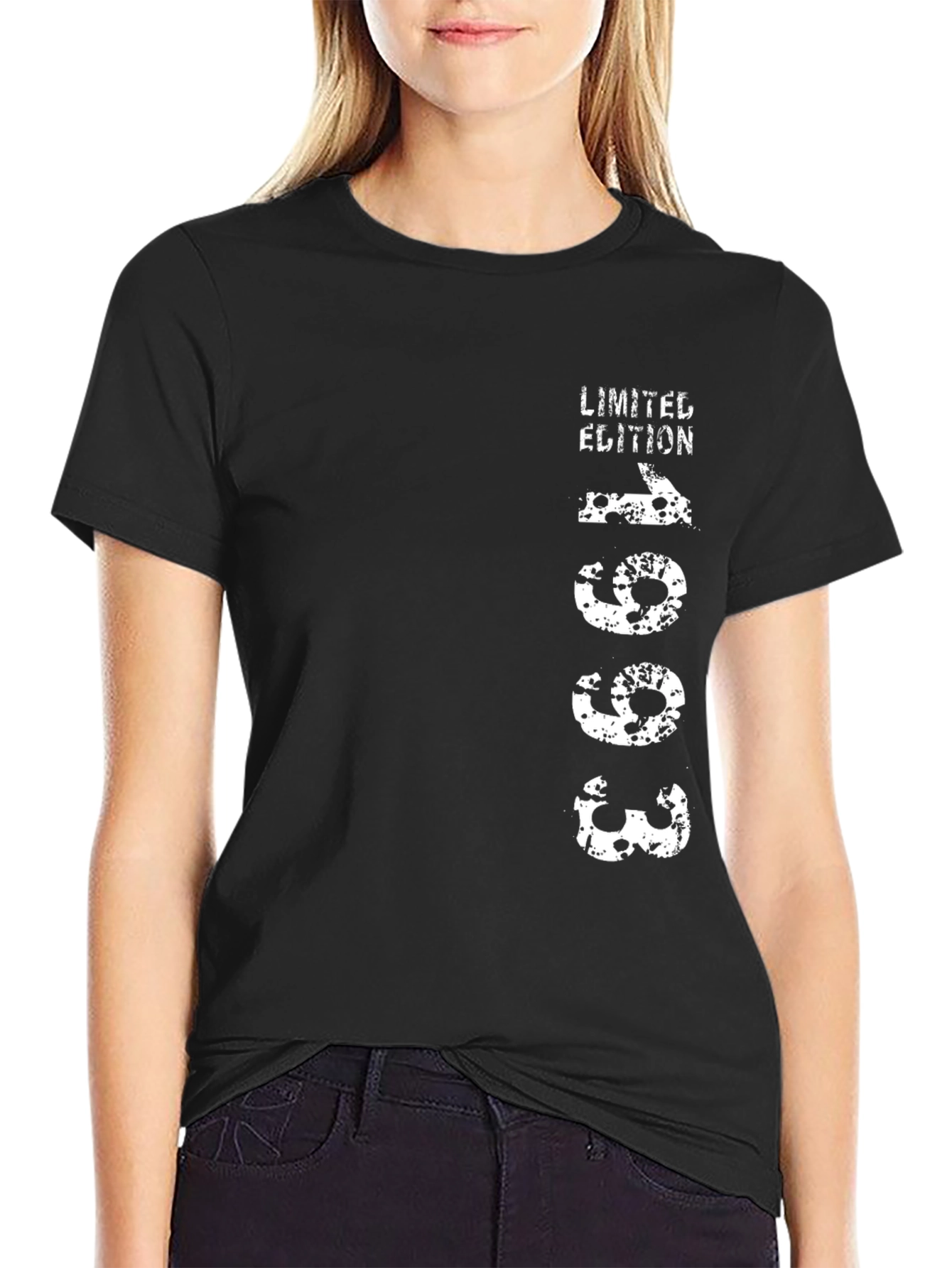 Limited Edition 1993 Graphic Tee - Black Cotton Blend