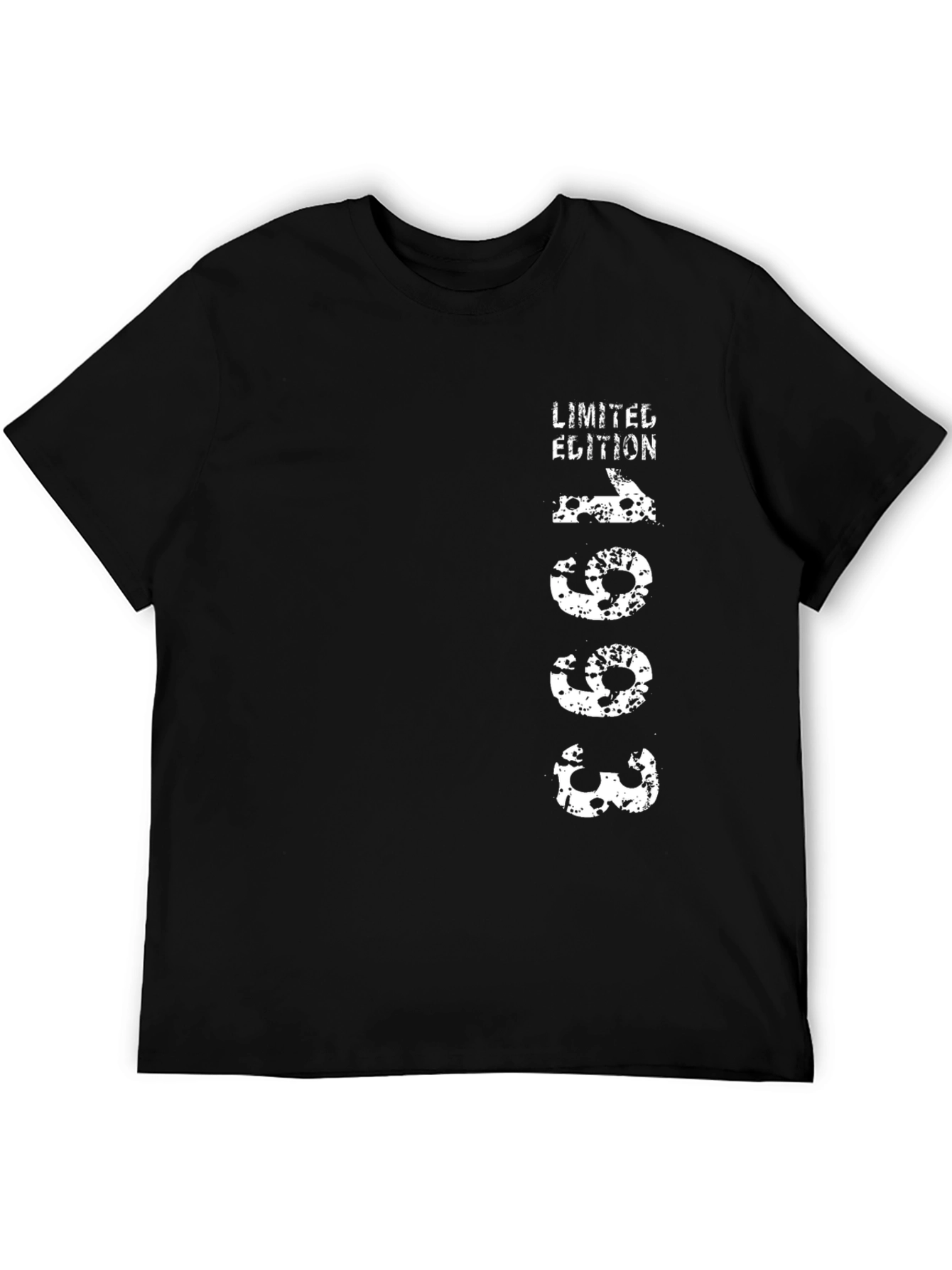 Limited Edition 1993 Graphic Tee - Black Cotton Blend