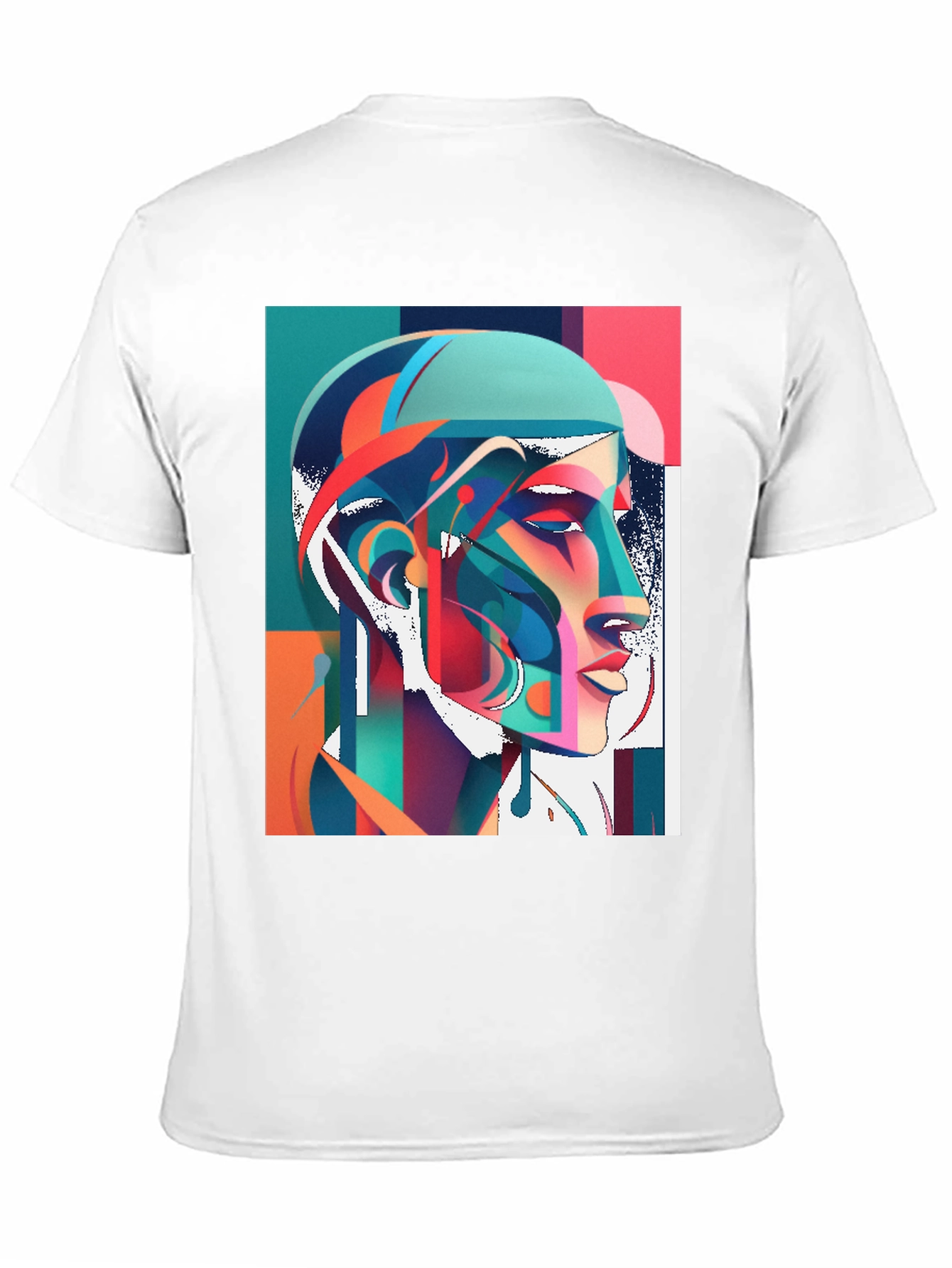 Abstract Portrait Graphic Tee