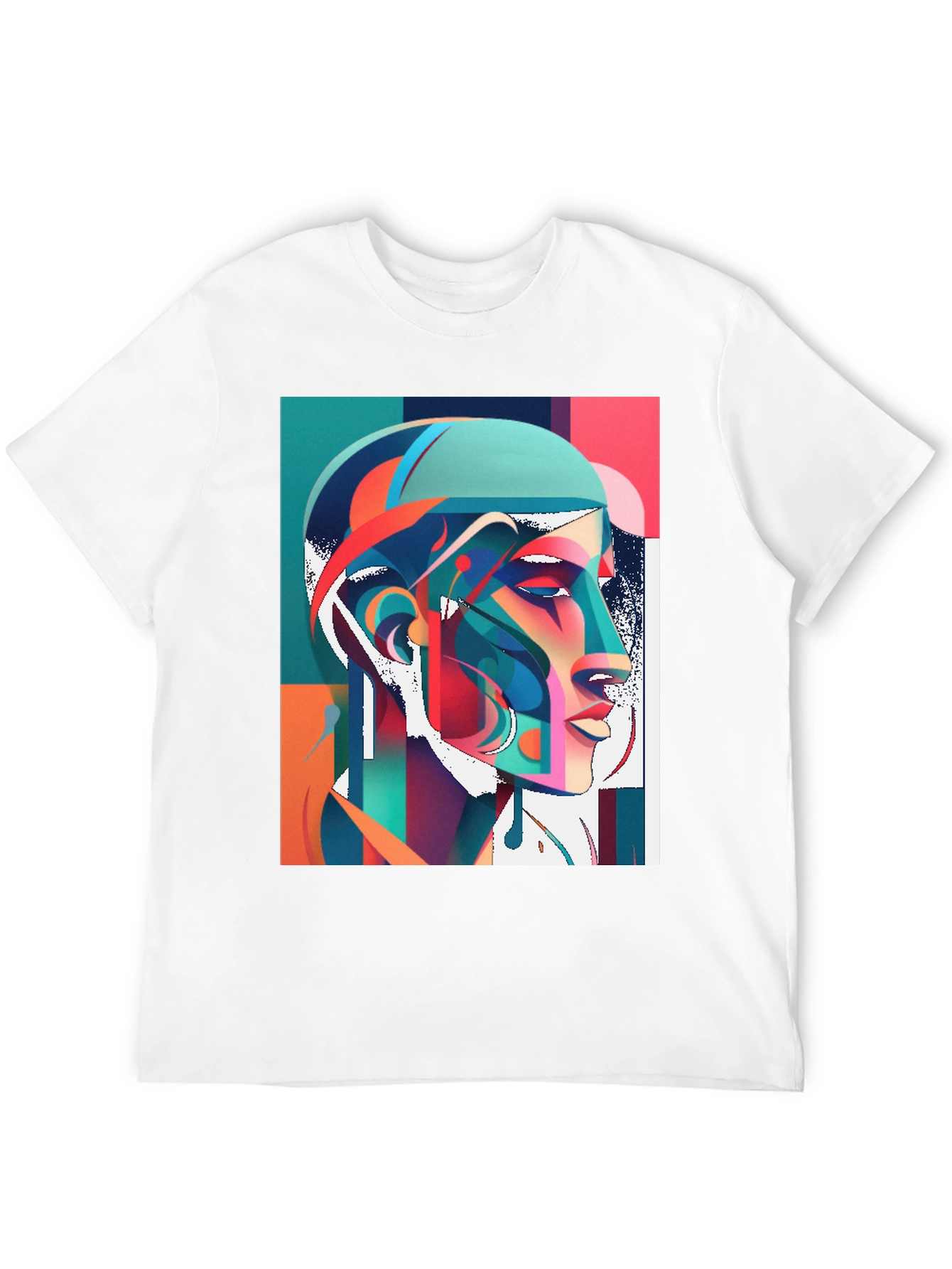 Abstract Portrait Graphic Tee