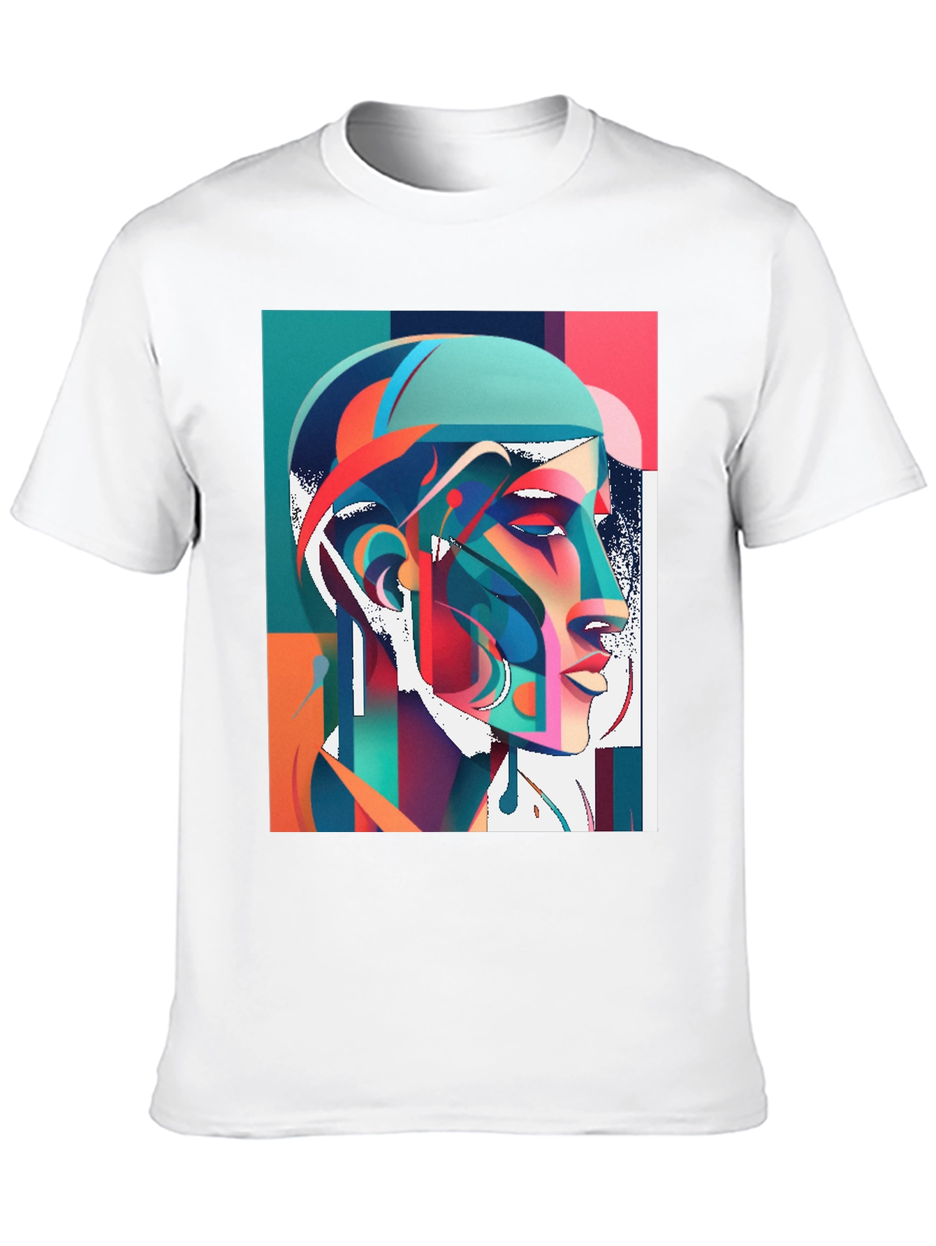 Abstract Portrait Graphic Tee