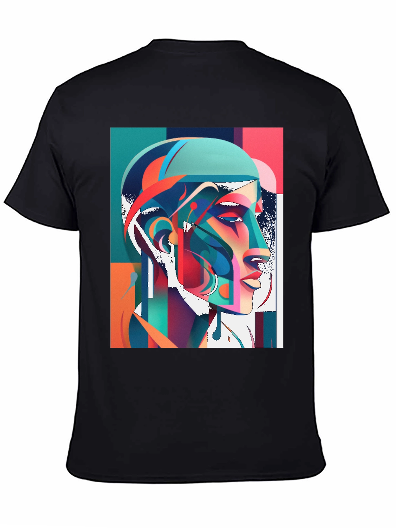 Abstract Portrait Graphic Tee