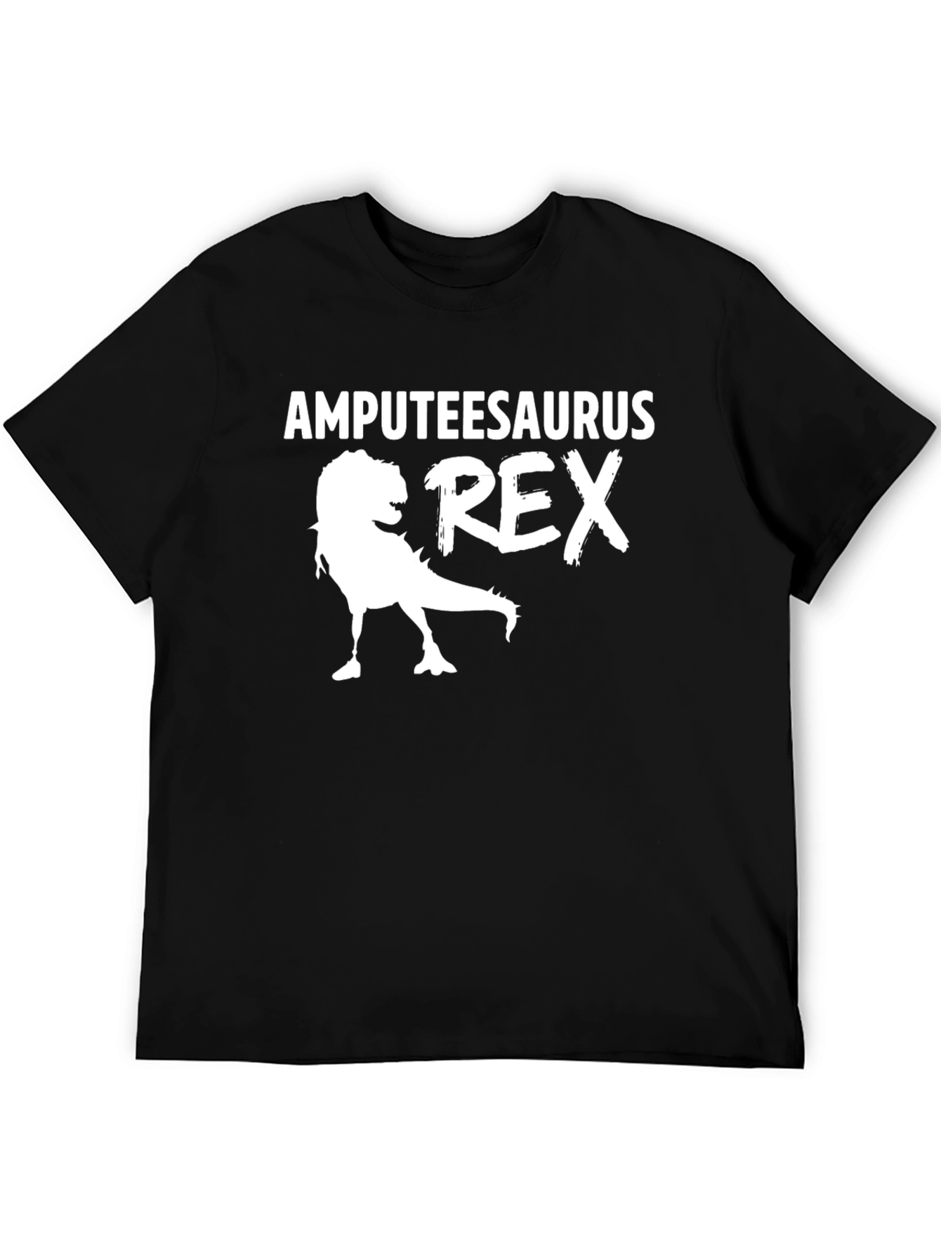 Amputeesaurus Rex Graphic T-Shirt - Black