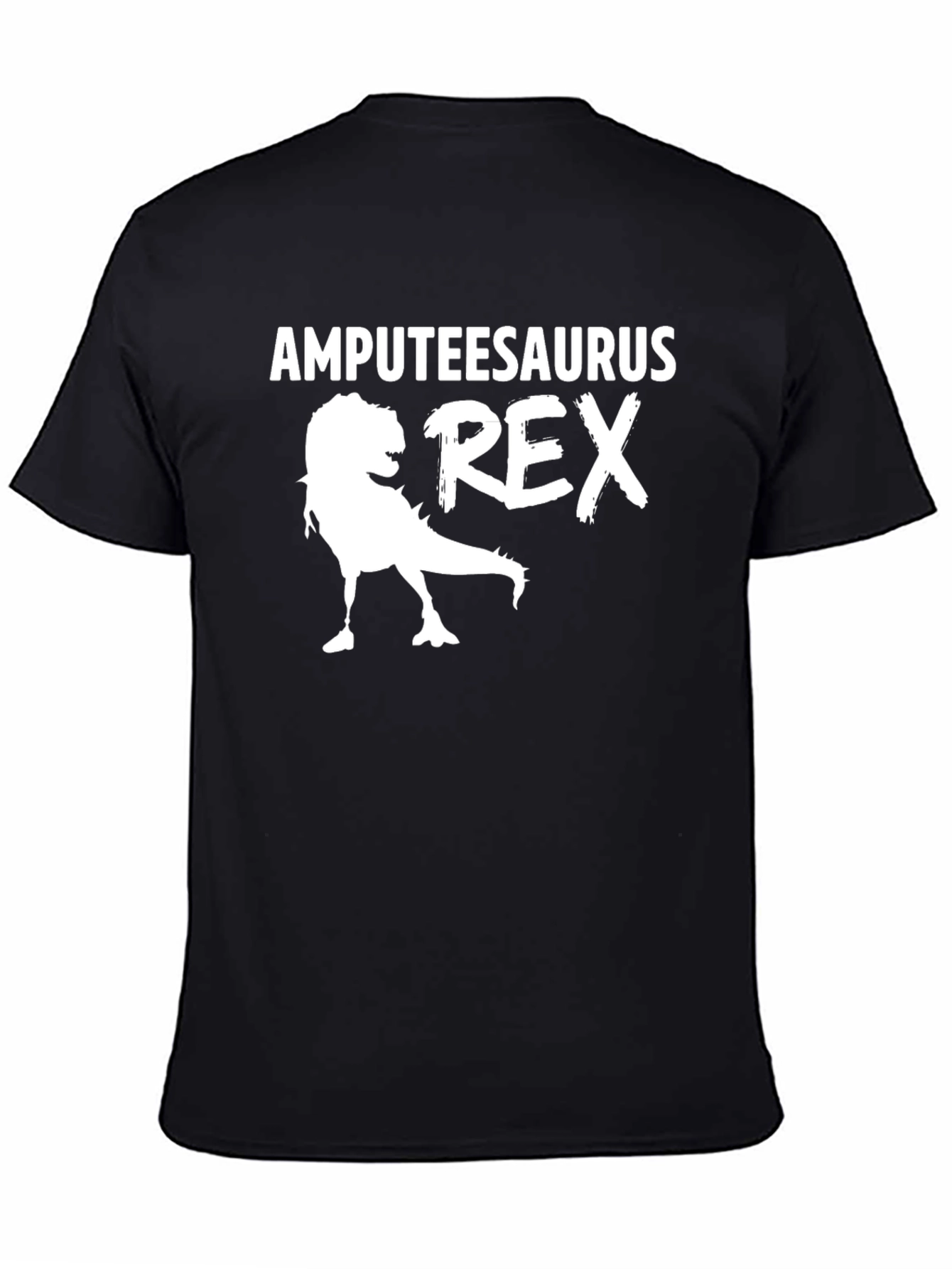 Amputeesaurus Rex Graphic T-Shirt - Black