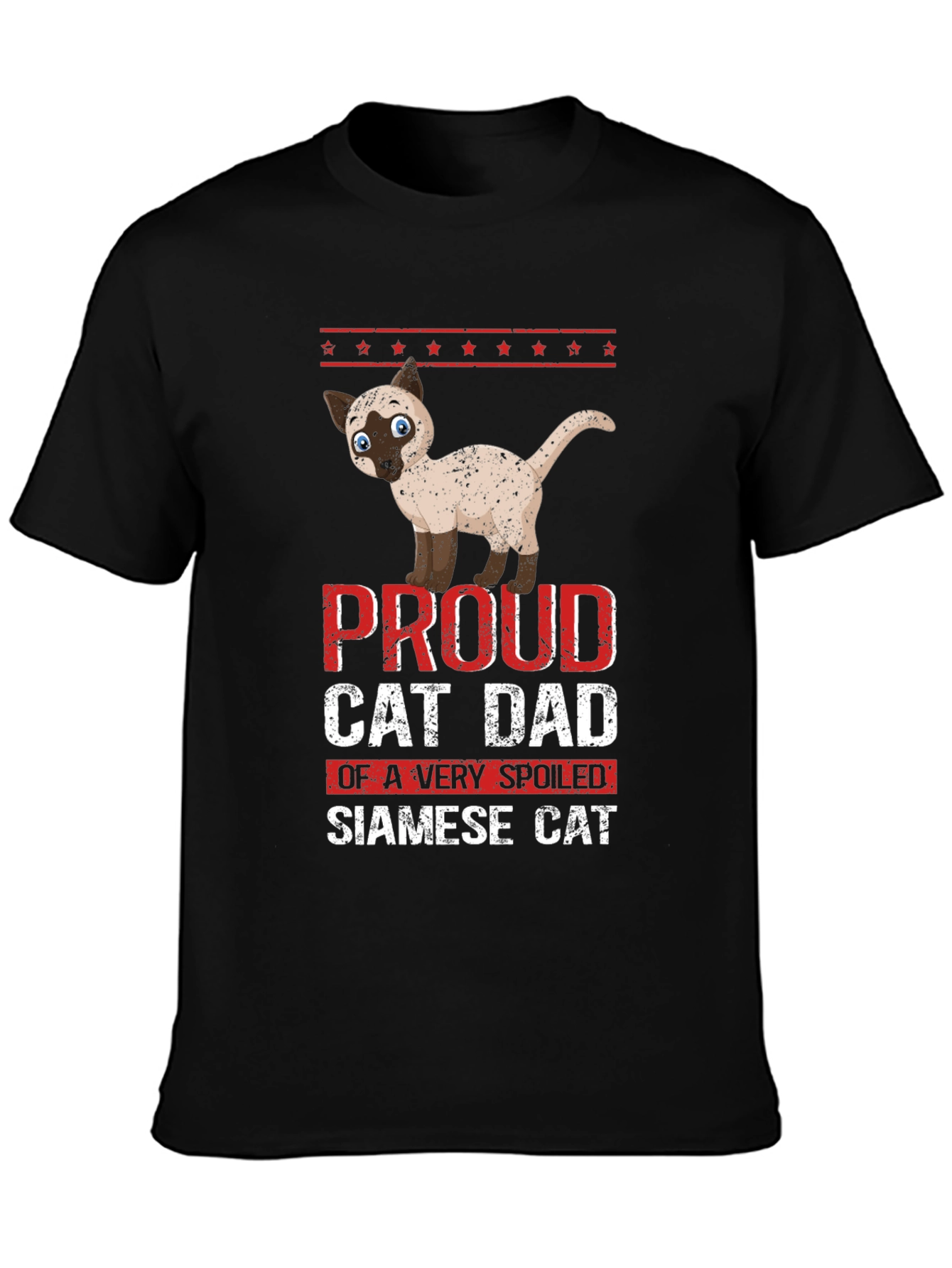 Proud Cat Dad Siamese Cat T-Shirt