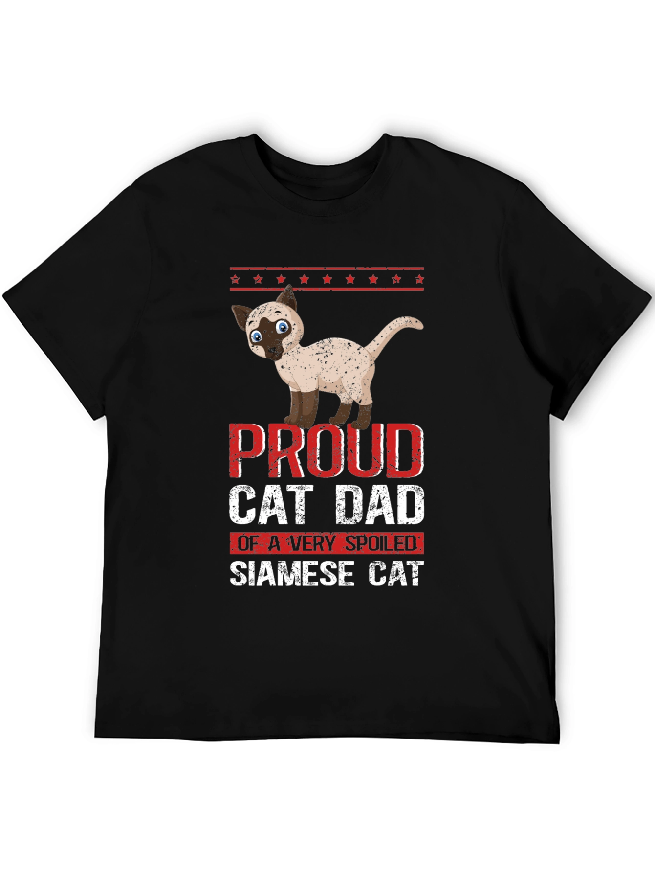 Proud Cat Dad Siamese Cat T-Shirt