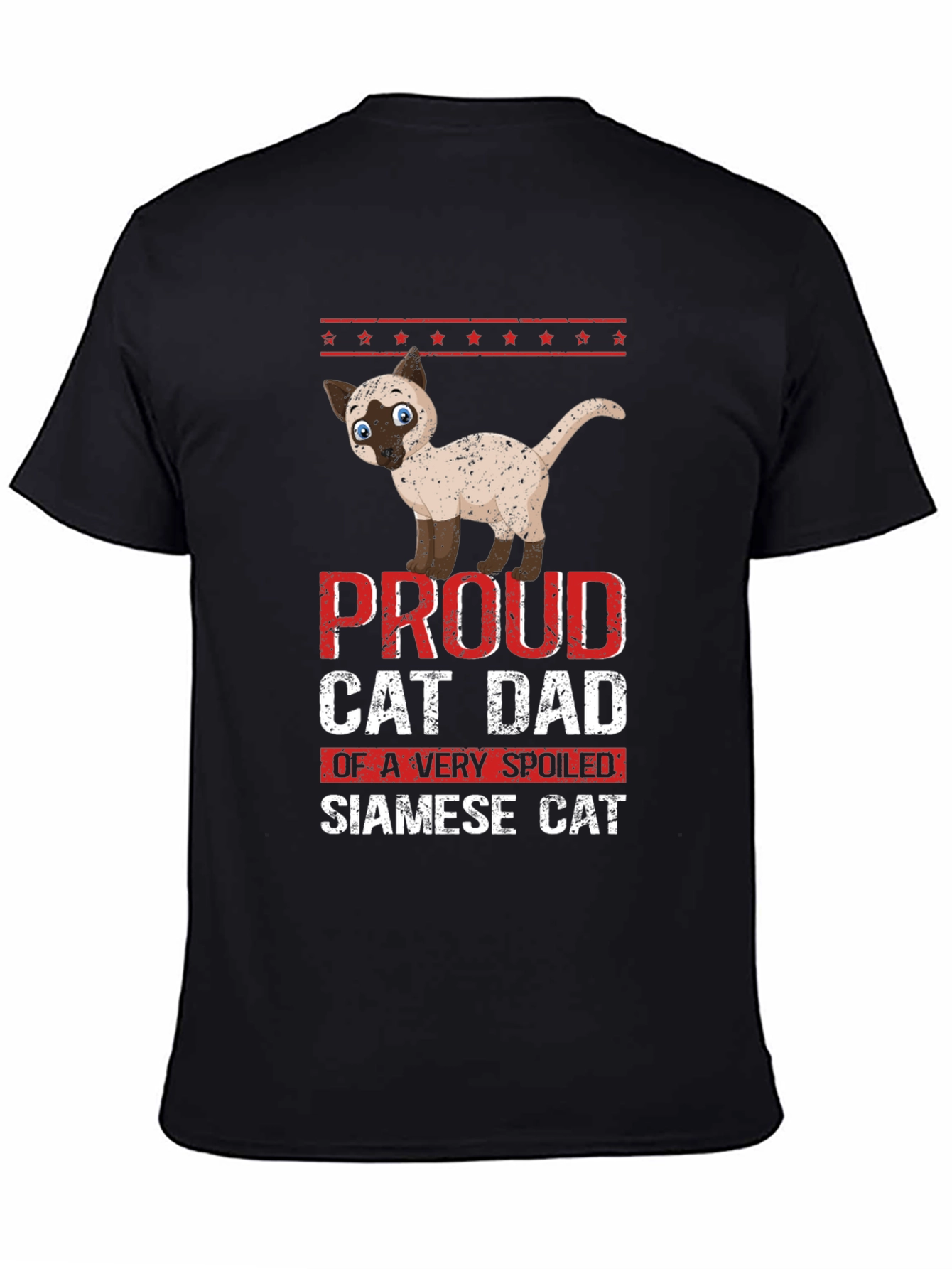 Proud Cat Dad Siamese Cat T-Shirt