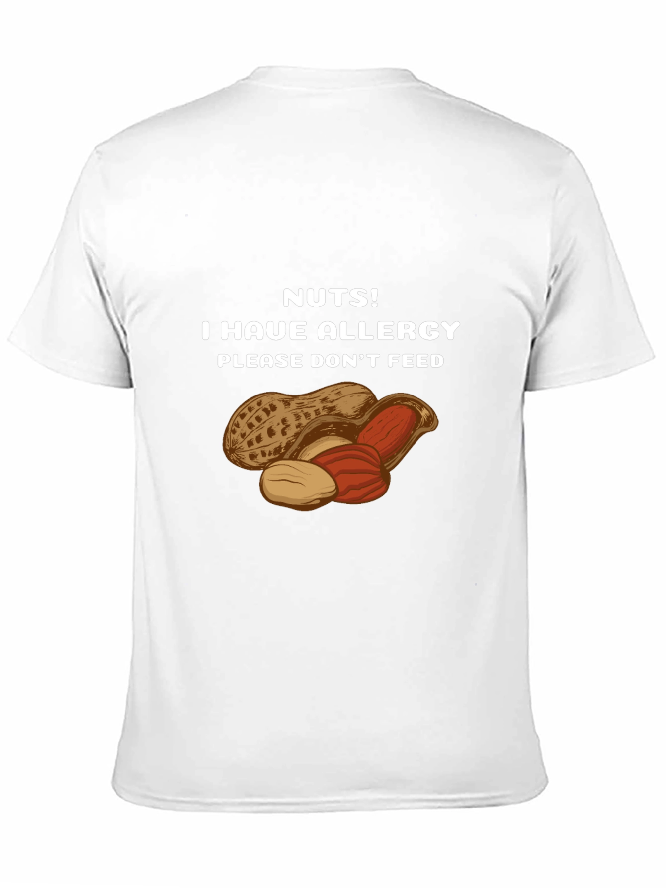 Nuts Allergy Awareness T-Shirt - Please Dont Feed!