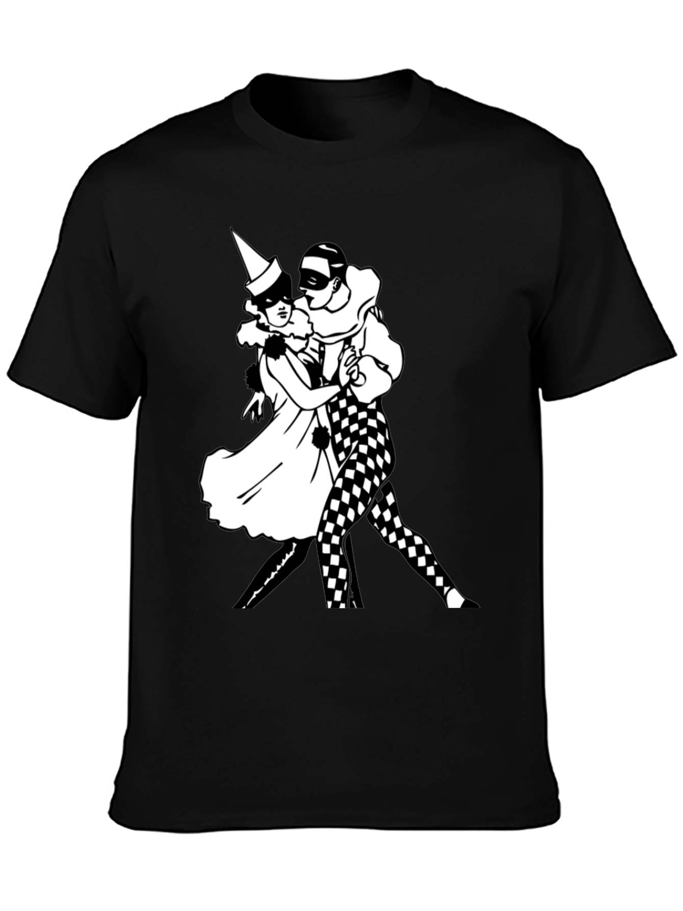 Dancing Masquerade T-Shirt - Black Graphic Tee
