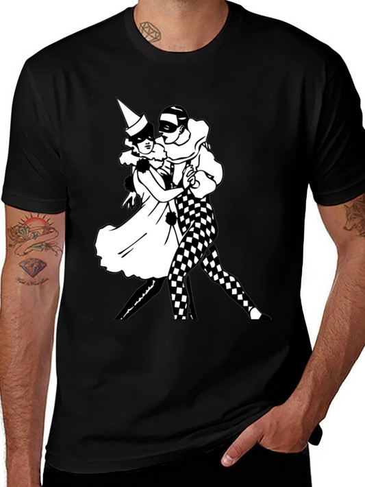 Dancing Masquerade T-Shirt - Black Graphic Tee
