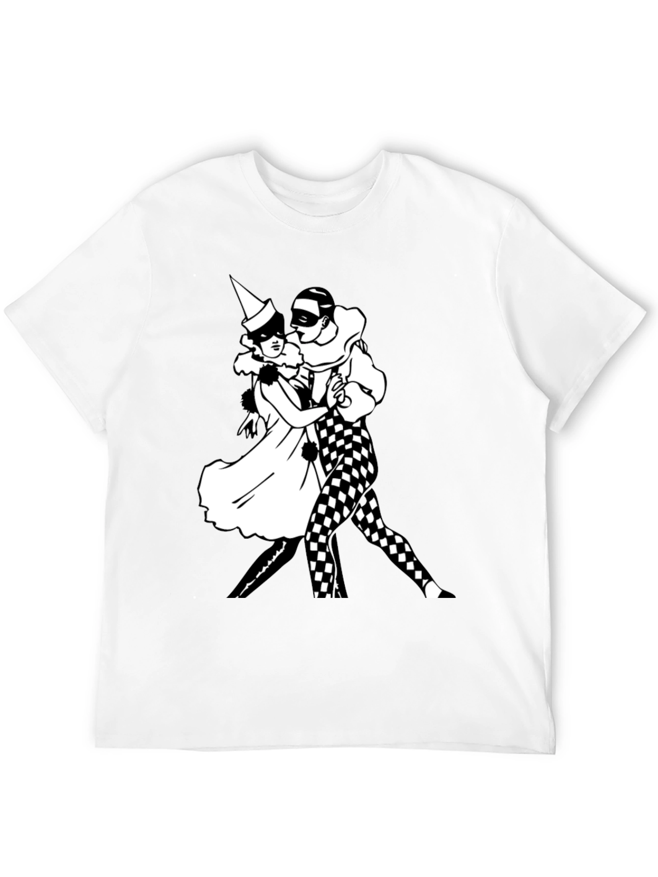 Dancing Masquerade T-Shirt - Black Graphic Tee