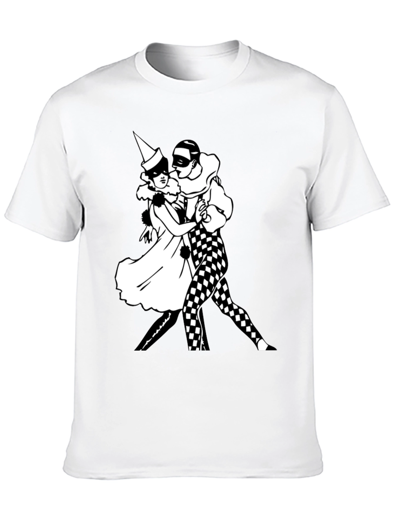 Dancing Masquerade T-Shirt - Black Graphic Tee