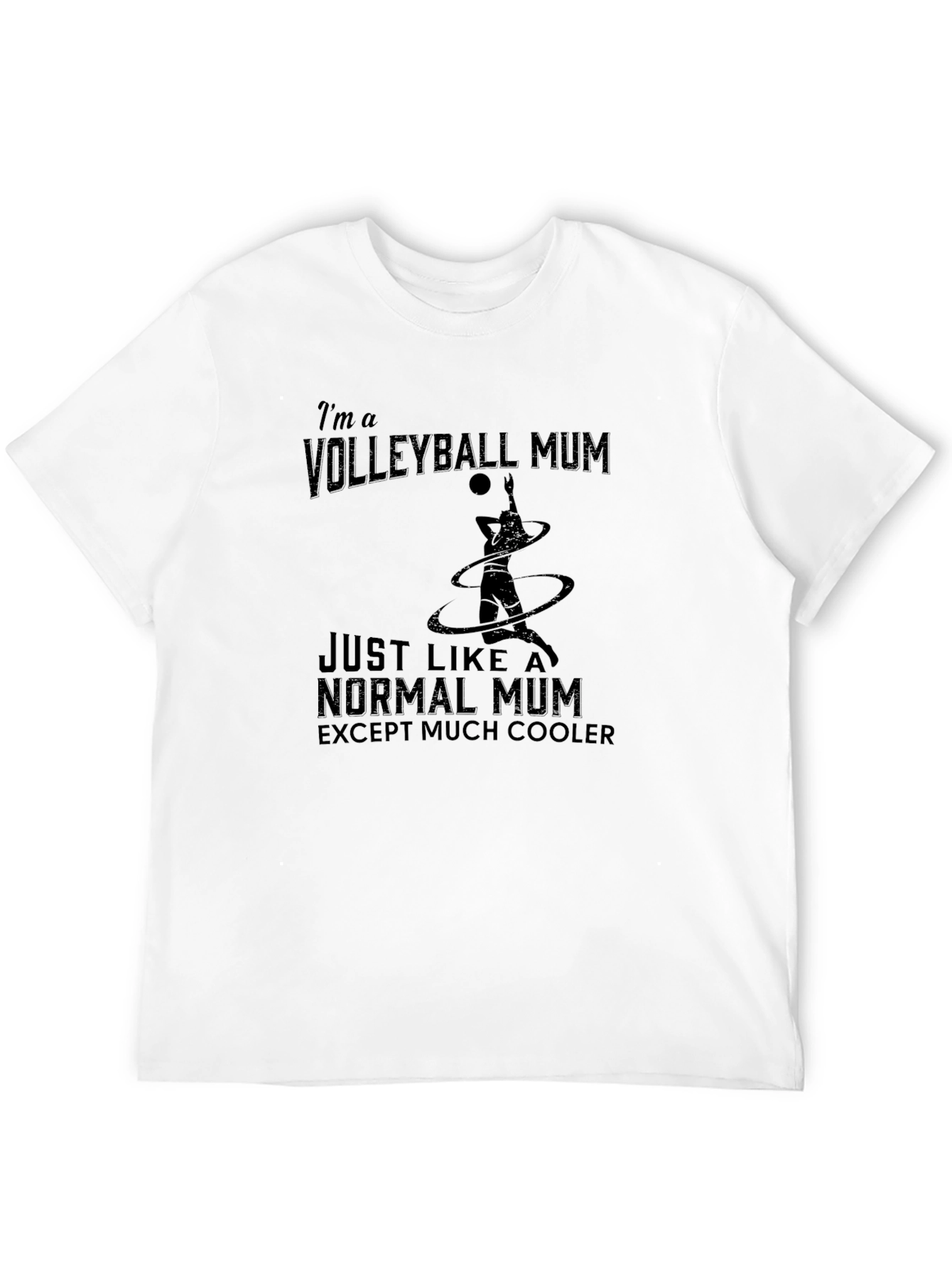 Volleyball Mum T-Shirt - Cool Mothers Day Gift