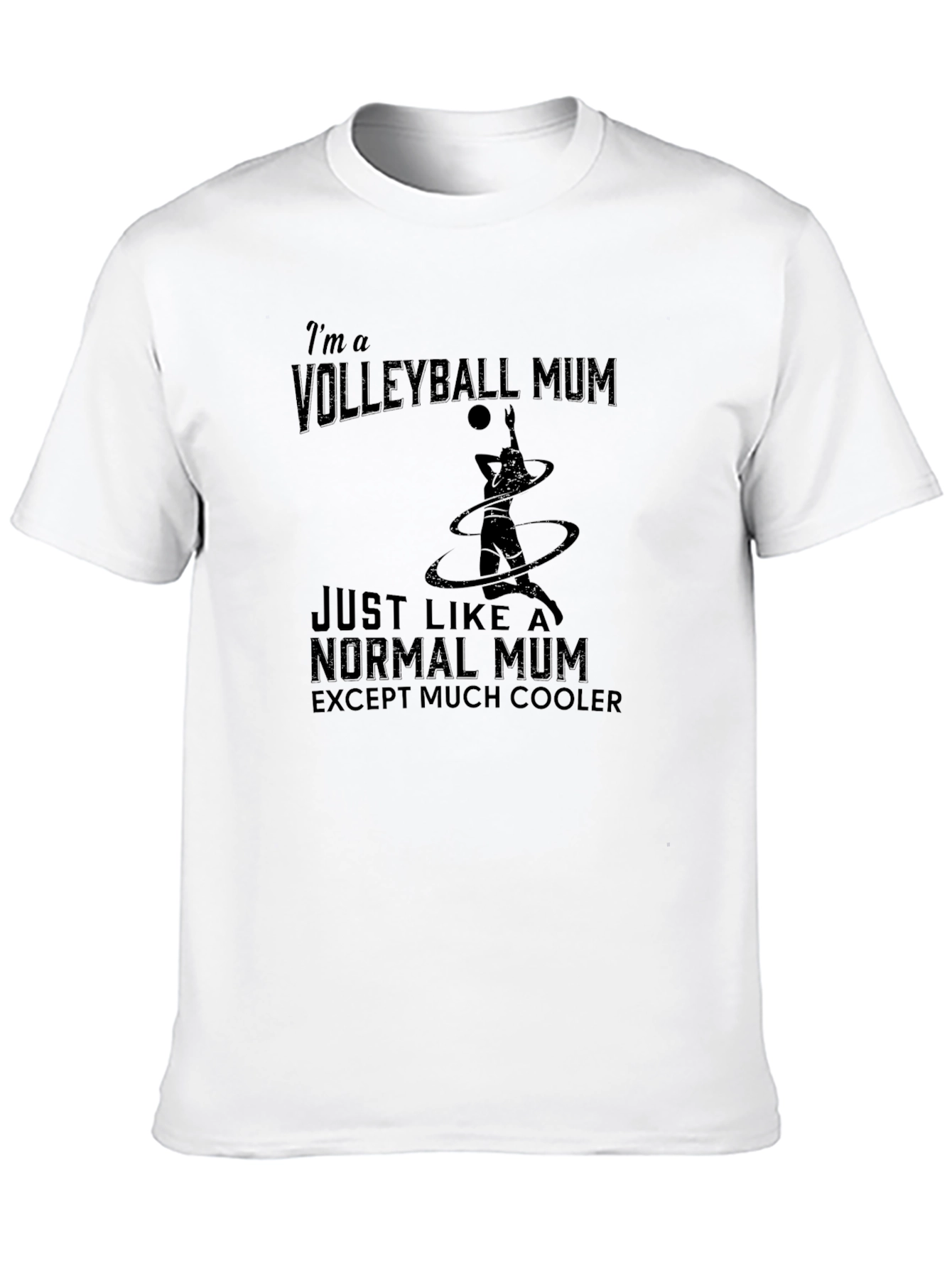 Volleyball Mum T-Shirt - Cool Mothers Day Gift