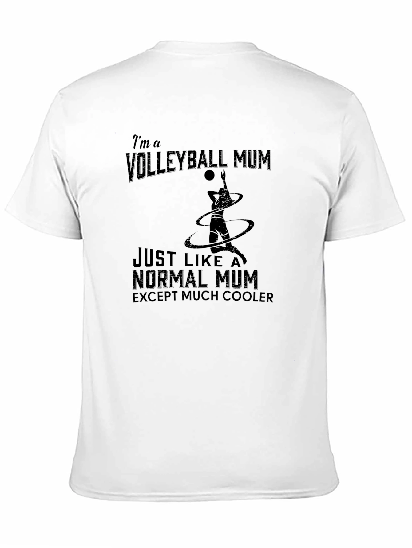 Volleyball Mum T-Shirt - Cool Mothers Day Gift