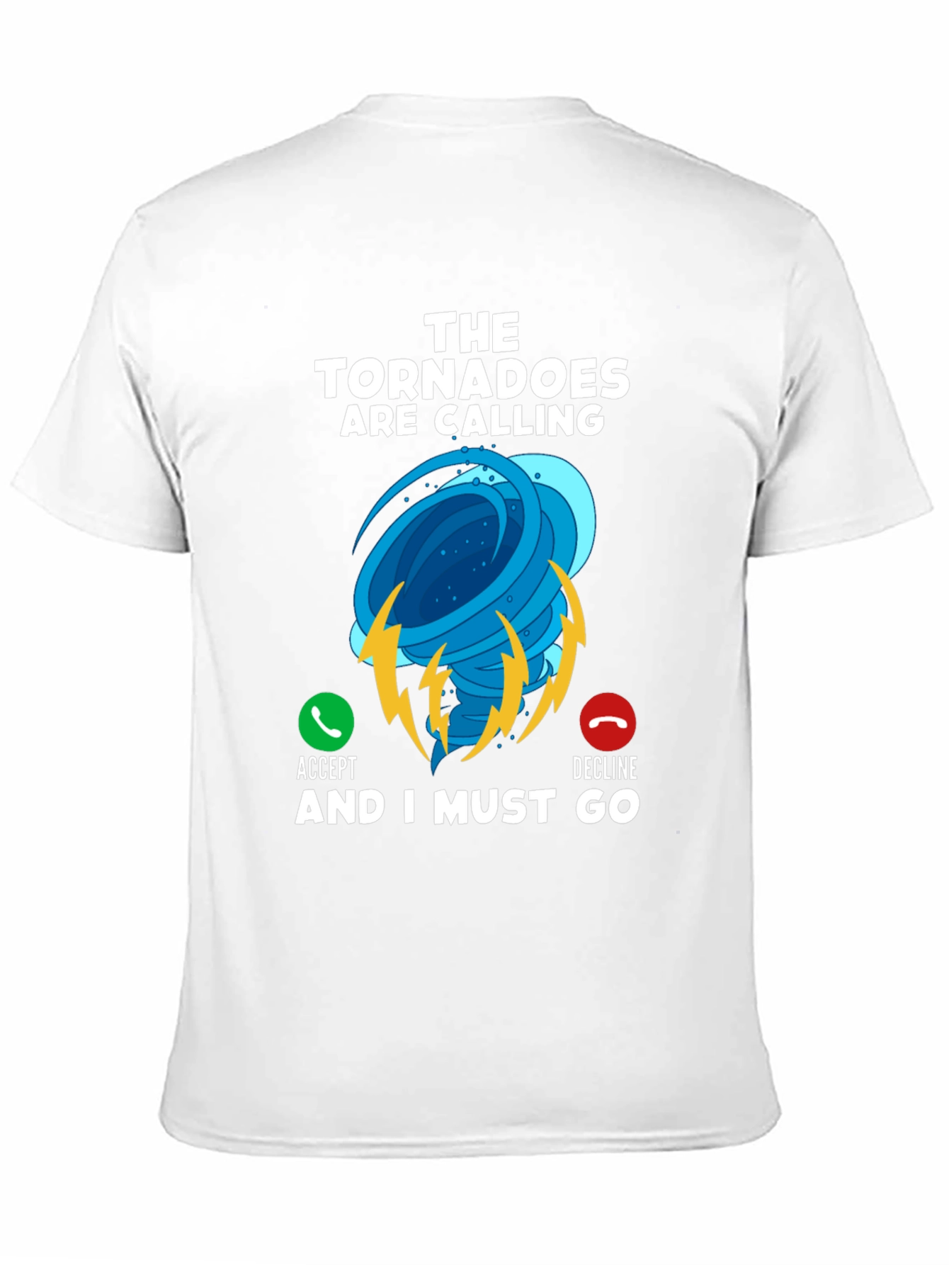 Tornado Calling Black T-Shirt