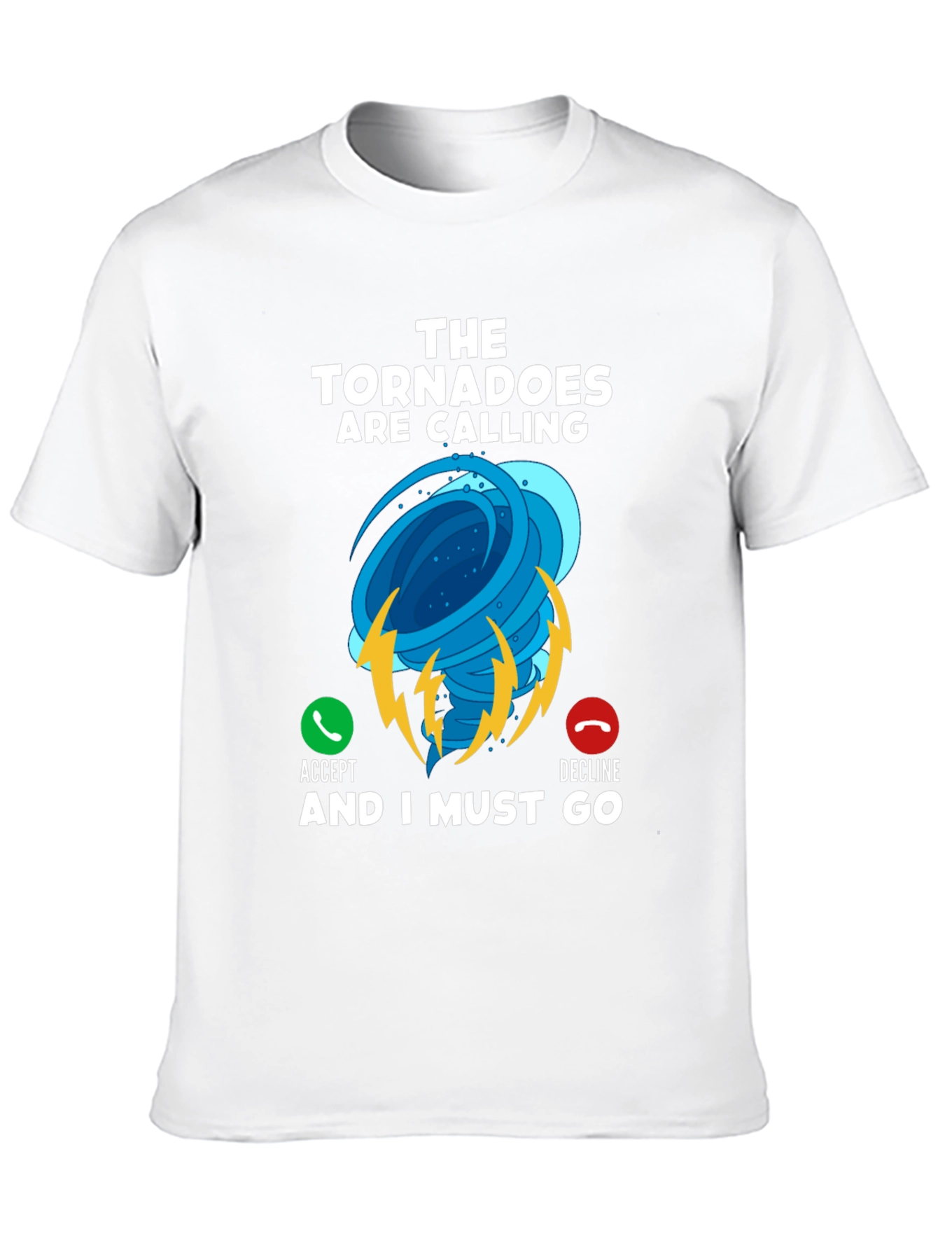 Tornado Calling Black T-Shirt
