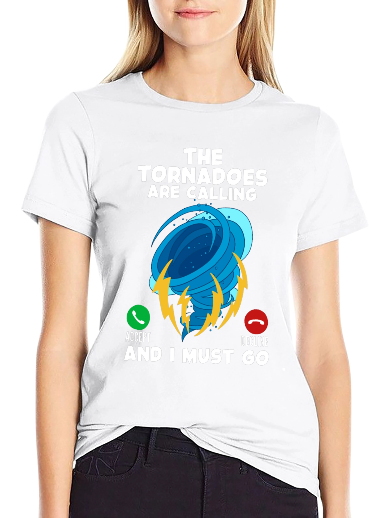 Tornado Calling Black T-Shirt