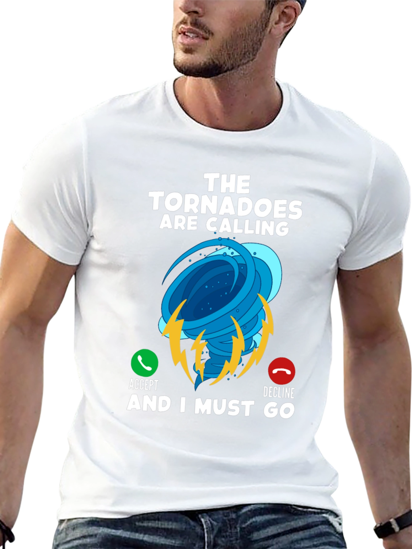 Tornado Calling Black T-Shirt