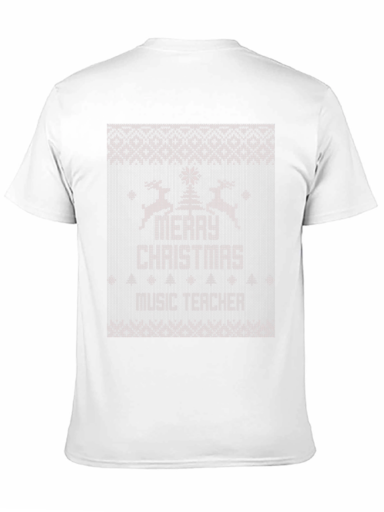 Merry Christmas Music Teacher Ugly Sweater T-Shirt