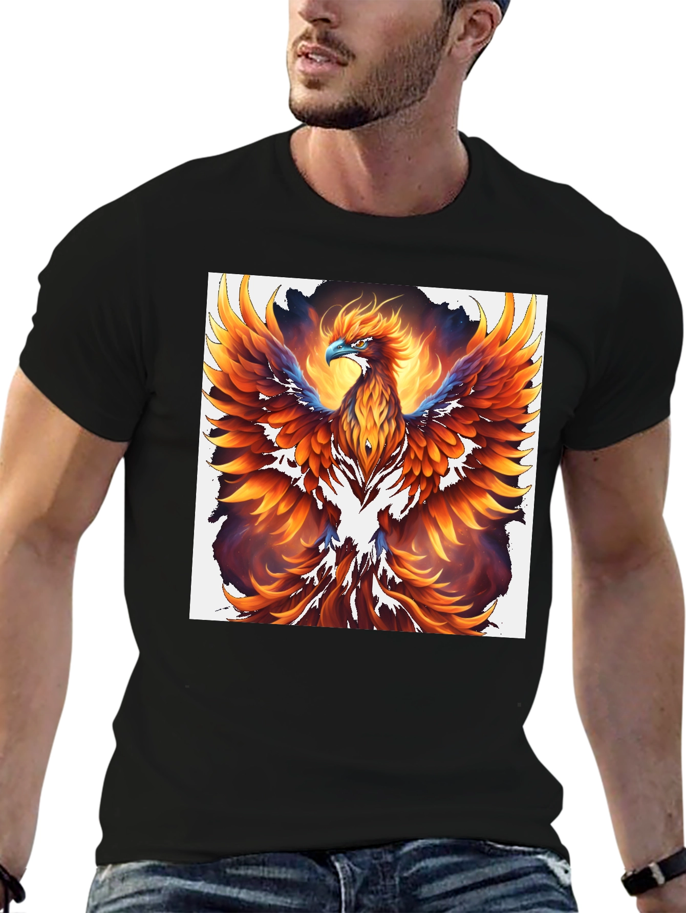 Phoenix Graphic T-Shirt - Bold & Vibrant Design