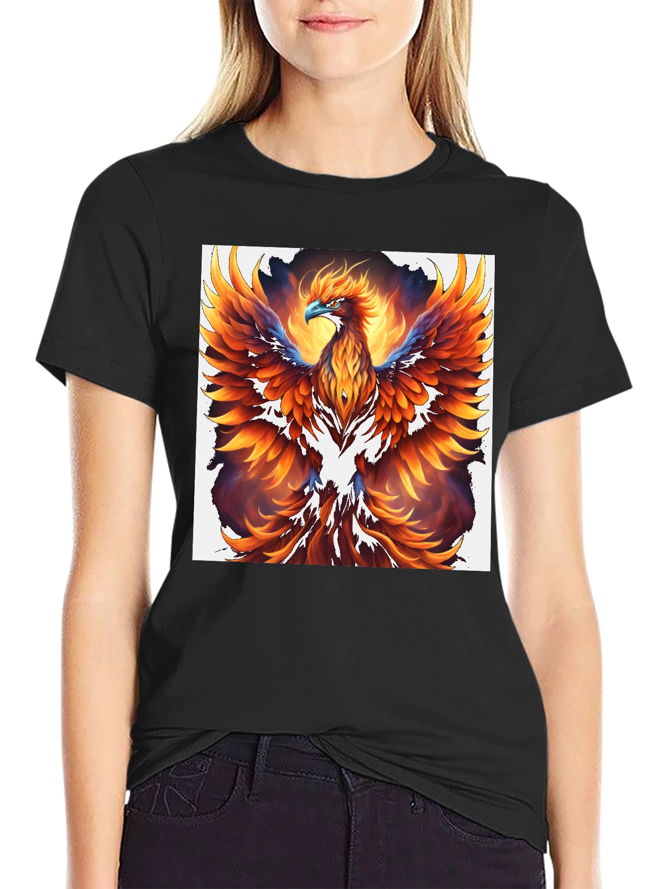 Phoenix Graphic T-Shirt - Bold & Vibrant Design