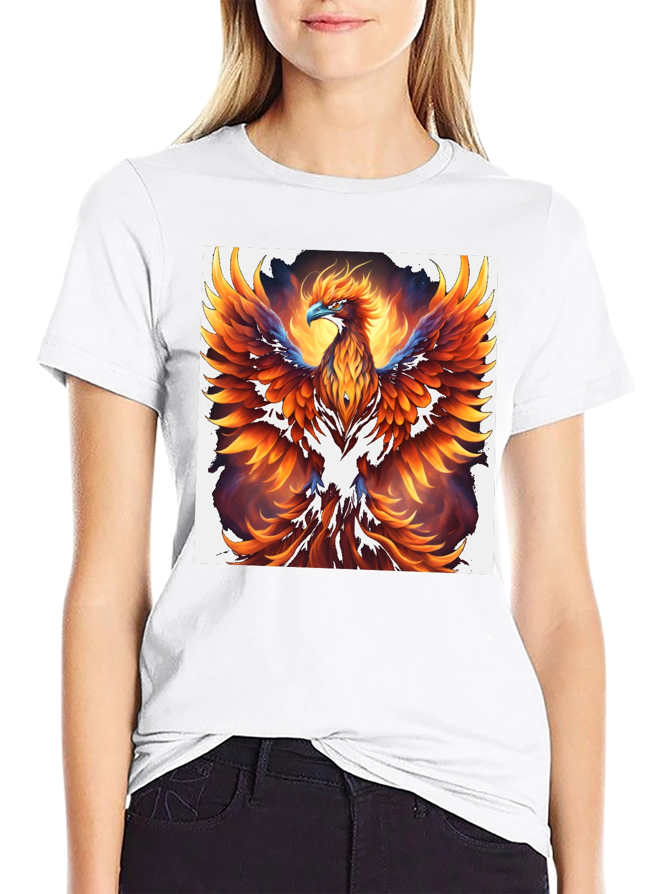 Phoenix Graphic T-Shirt - Bold & Vibrant Design