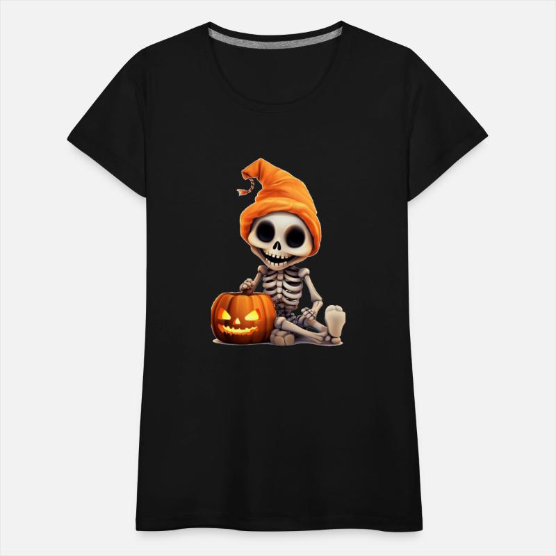 Skeleton celebrating Halloween