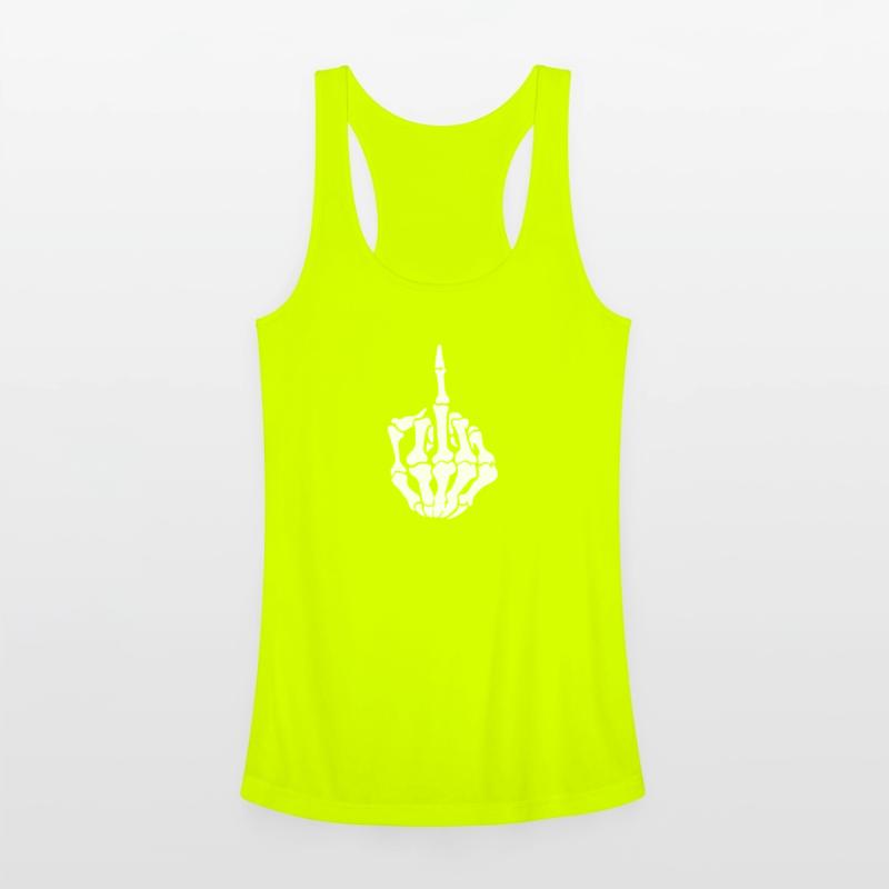 Skeleton Middle Finger