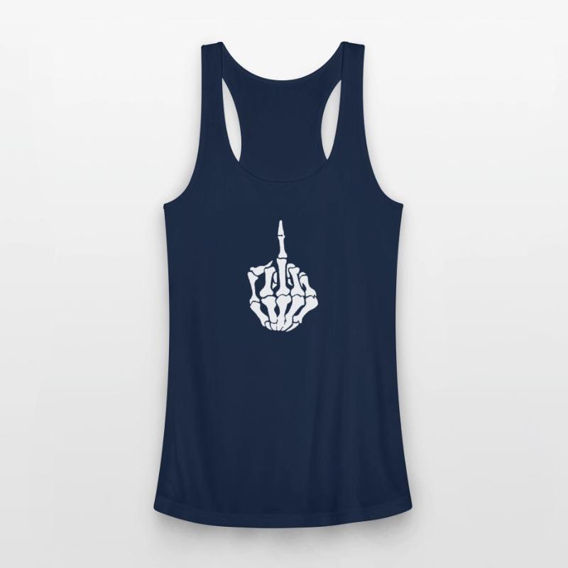 Skeleton Middle Finger