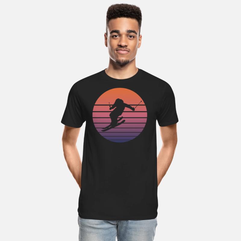 Ski Skier Winter Sports Skiing Retro Gift