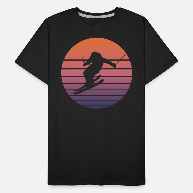 Ski Skier Winter Sports Skiing Retro Gift