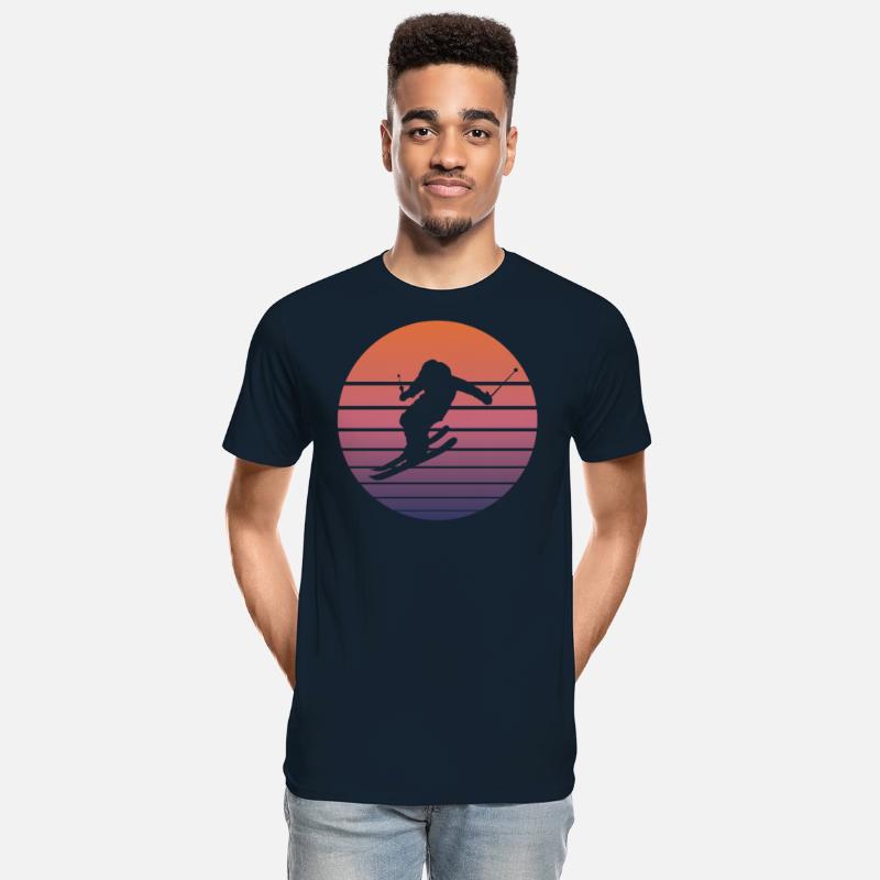 Ski Skier Winter Sports Skiing Retro Gift