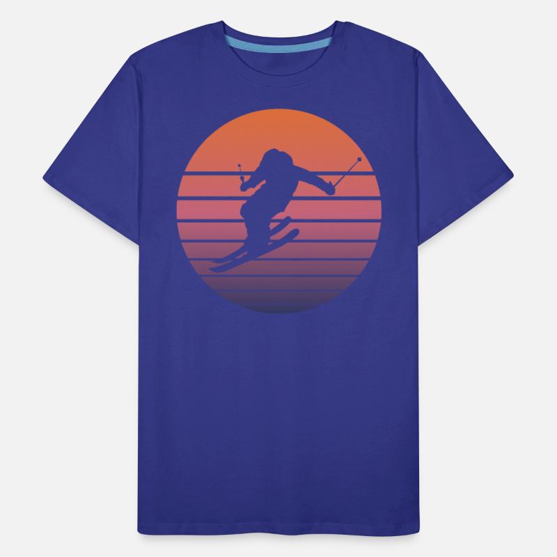 Ski Skier Winter Sports Skiing Retro Gift