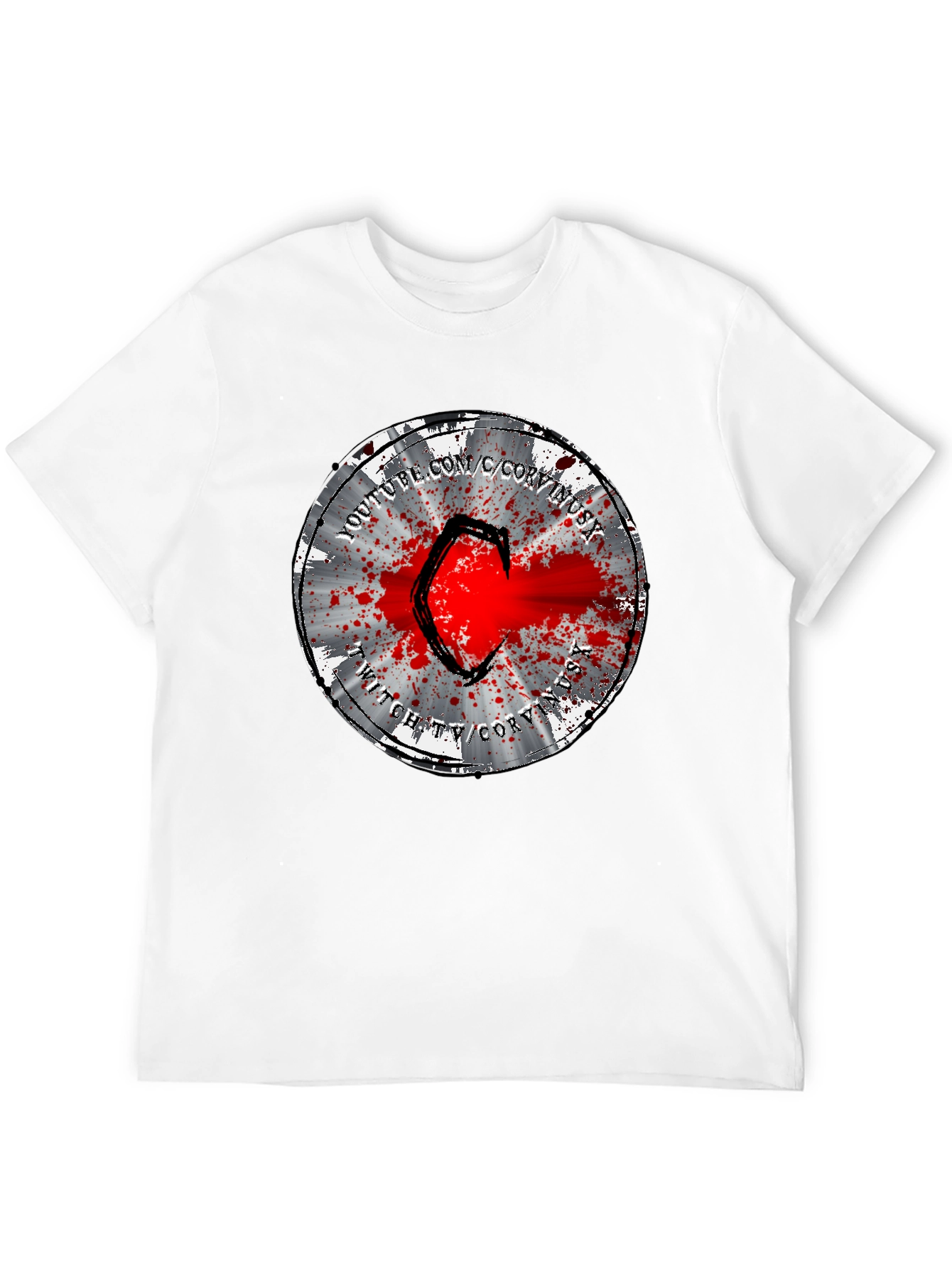 CoryxKenshin T-Shirt - Samurai Splatter Design