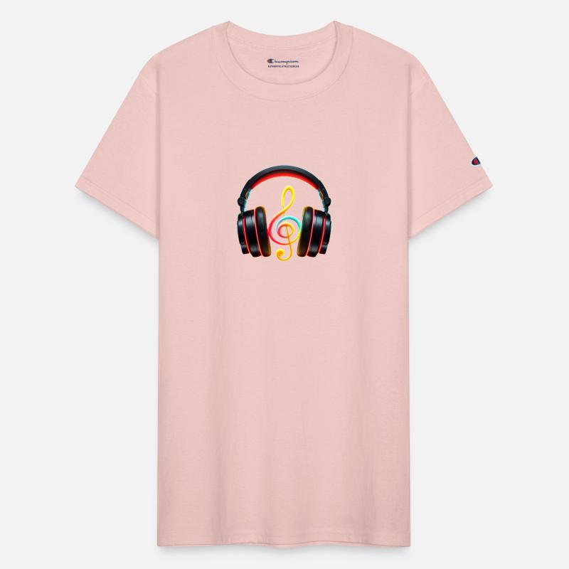 Sleek Headphone with Music Note