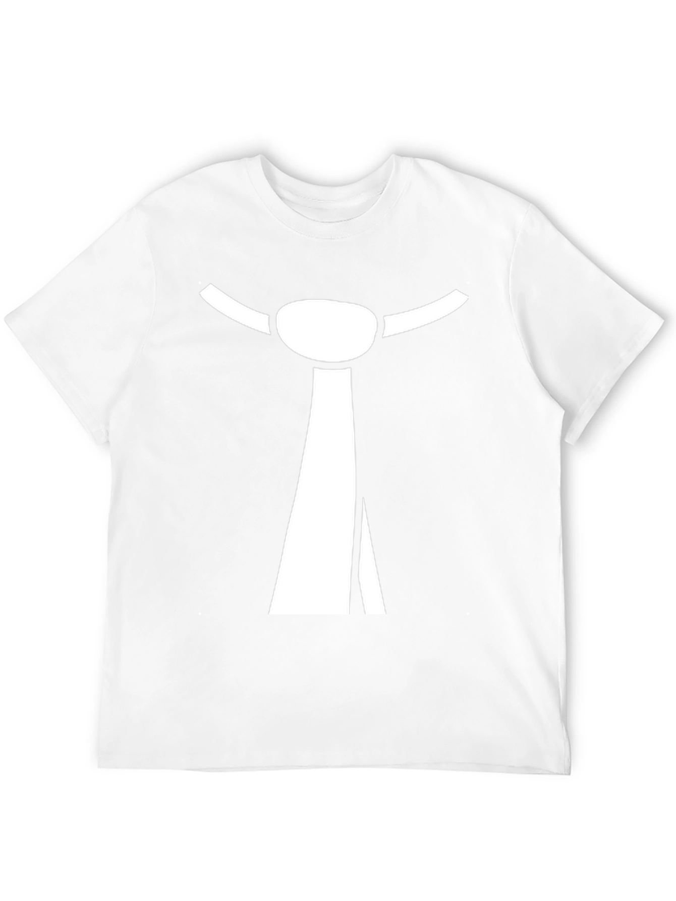 Tie Graphic Black T-Shirt Funny Costume Tee