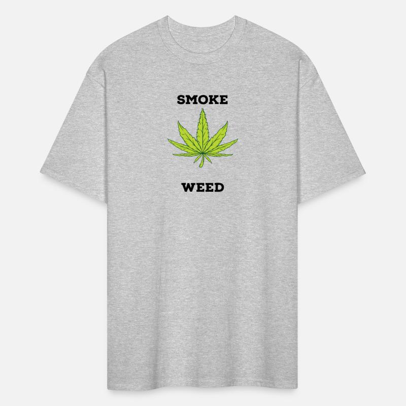 Smoke Weed with Cannabis Leaf