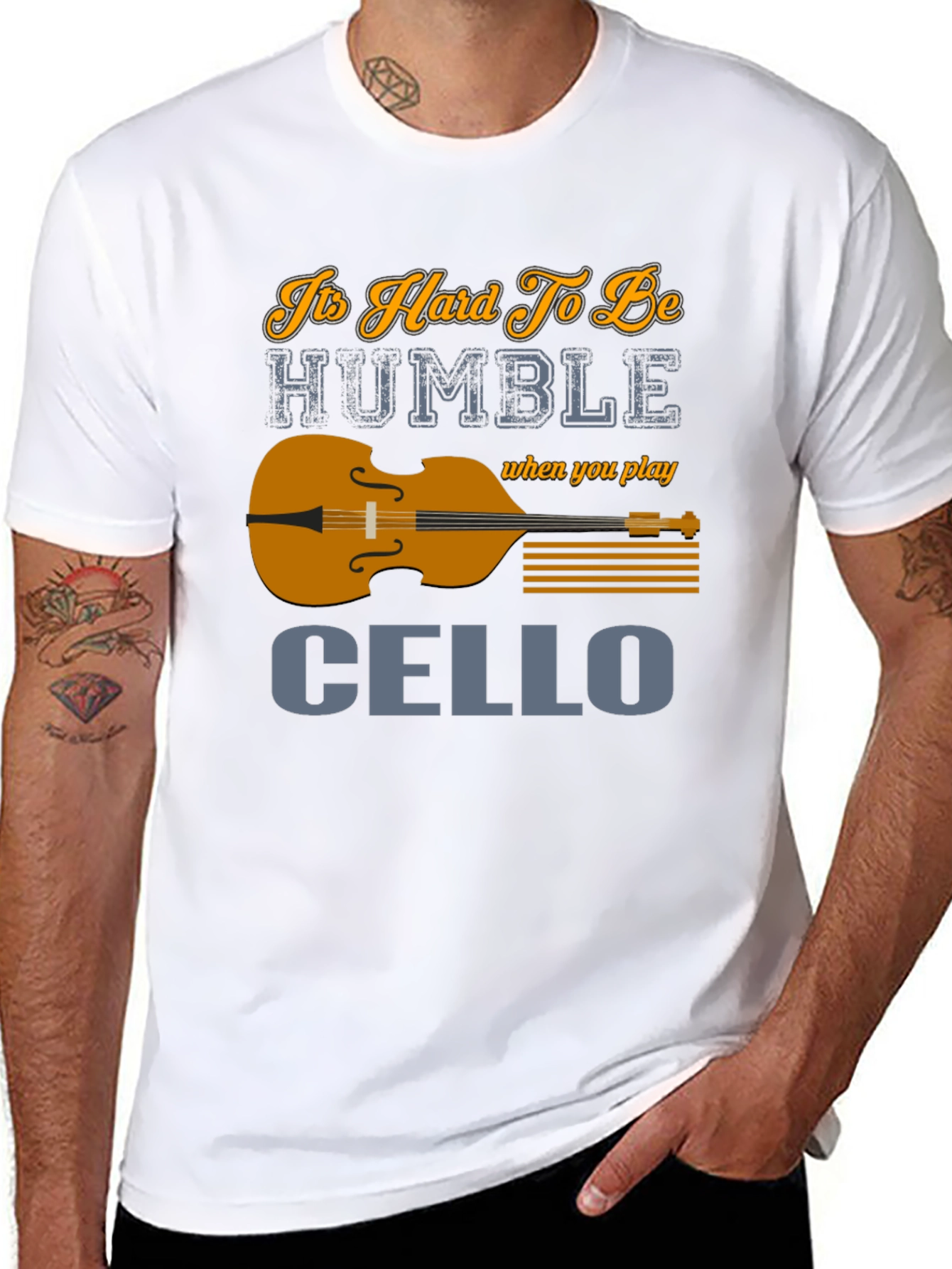 Its Hard To Be Humble Cello Player T-Shirt