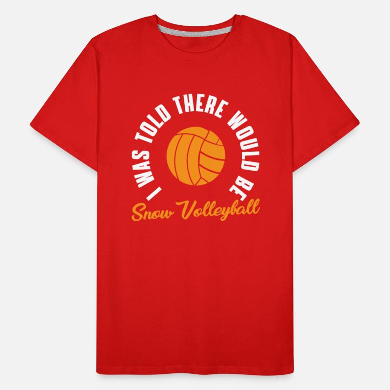 Snow Volleyball Player Saying Volleyballer Team