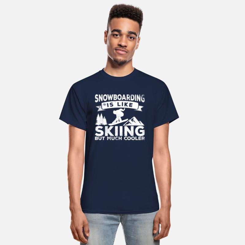 Snowboarding Like Skiing But Much Cooler