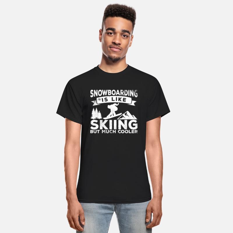 Snowboarding Like Skiing But Much Cooler