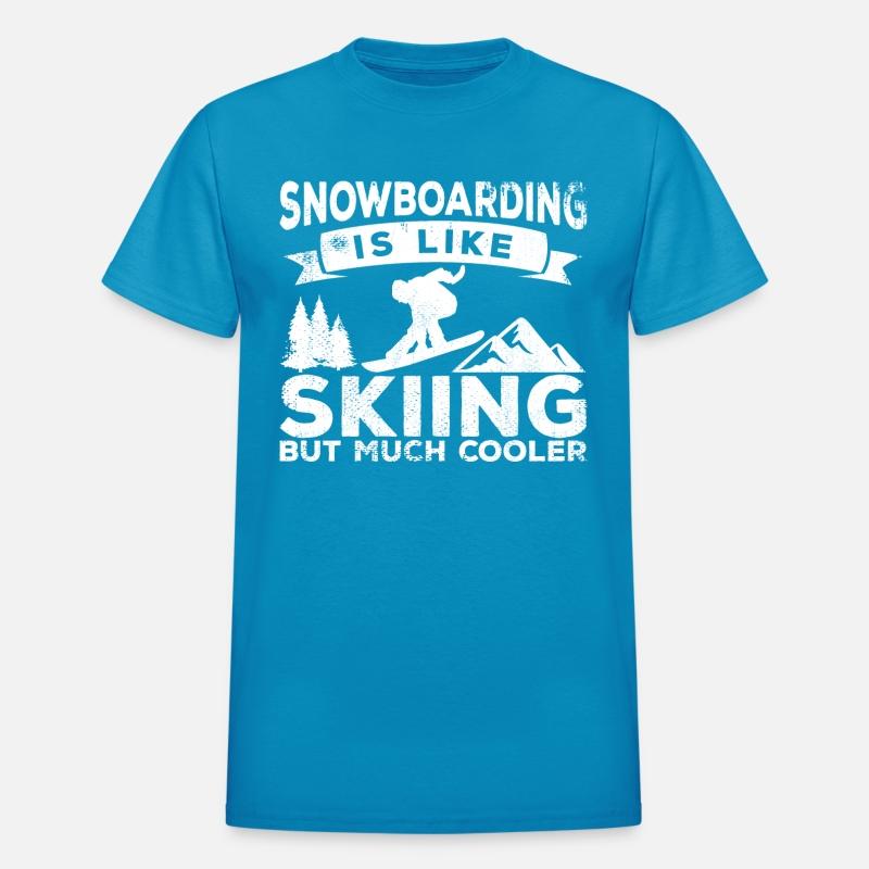 Snowboarding Like Skiing But Much Cooler