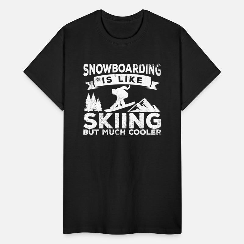 Snowboarding Like Skiing But Much Cooler